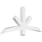 Ekena Millwork Alberta Architectural Grade PVC Gable Bracket, 60"W x 27 1/2"H x 4"D x 4"F, 11/12 Pitch GBP060X28X0404ALB00 - alternate 1